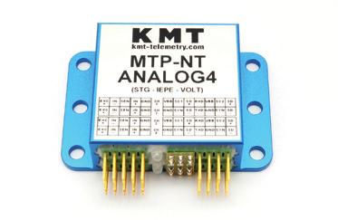 The right module for every sensor type MTP-NT telemetry offers two module types for sensors: a universal analog module for voltage,