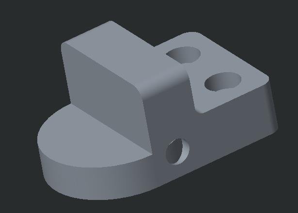 d. Green Check > Set Extrude distance to 1.00 > Make sure the material is adding up into the part.