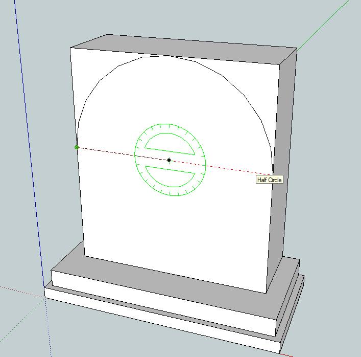 After you click the arc tool, sketchup wants the arc s center point first then the