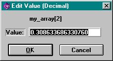 Valorile afişate pentru indexul cuprins între 4 şi 11 sunt invalide (neiniţializate) şi reprezintă valori existente anterior în zona asociată cu vectorul my_array.
