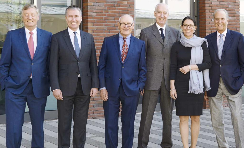 From left to right: Ready to meet any challenge: The Supervisory Board of the Messer Group Dr. Karl-Gerhard Seifert Dr.