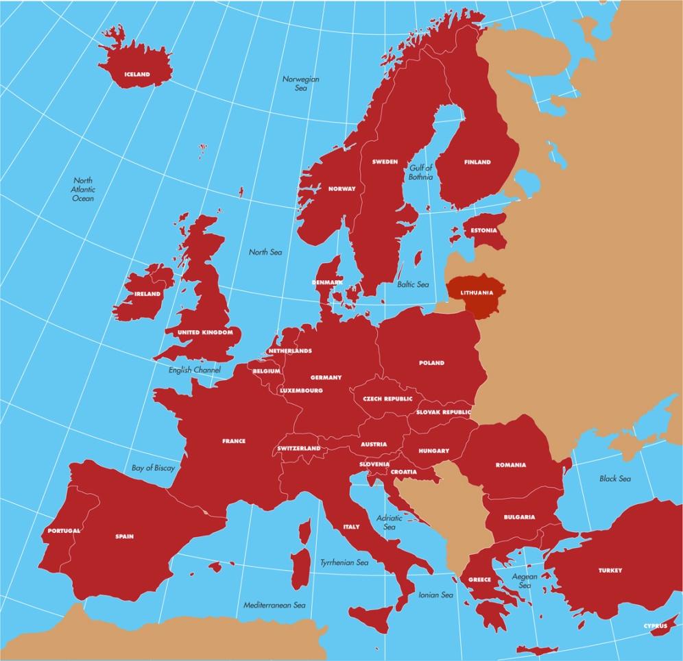 Science Needs Europe 80 Member Organisations in 30 countries, beyond the European