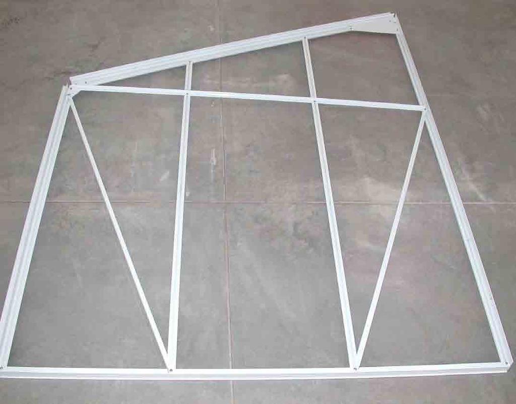 End Frame Diagram: Non-Door End *View shows the inside surface of the end wall. Frame color may differ.
