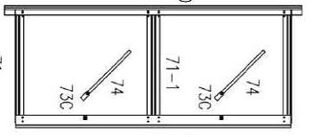 Vent Frame Diagram TOP (This frame member functions as the hinge when