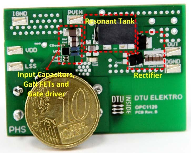 Experimental Results The converter is implemented and assembled on a two layer printed circuit board. The converter can operate at switching frequencies between 5 MHz and 8 MHz.
