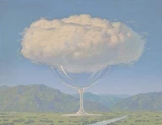 ) Price Realized: 12,709,000 / $15,530,398 / 14,640,768 Right: René Magritte, La corde sensible (1960), Oil on canvas, 44⅞ x 57½ in. (114 x 146 cm.