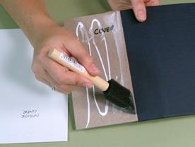 wrapping a package. Do this for both corners.