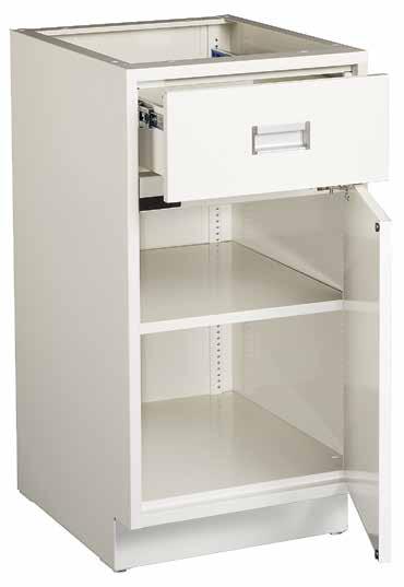 Kewaunee s fully-welded, heavy-gauge, steel cabinets are designed to SEFA 8 performance standards and built to