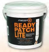 Choose either Ready Patch for heavy-duty patching or or Ready Patch Lite for most quick repairs Cover the damage with compound and smooth with a wide-blade drywall knife.