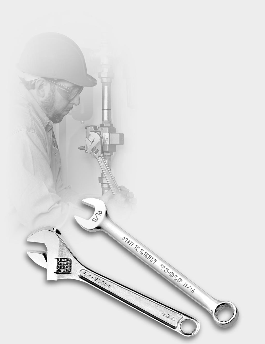 F o r P r o f e Klein s line of wrenches are forged from the finest steel and are designed to deliver great strength, and long working life.