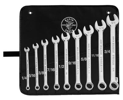 7-Piece Combination Wrench Set 68400 1.23 Cat. No.