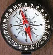 10 km 25 km starting point Geography Link North, south, east, and west are directions. On a compass, they are called the cardinal points. 1.