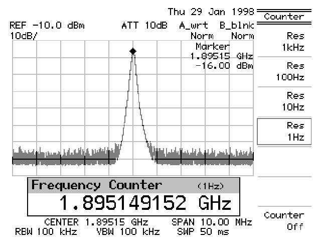 Independent operation keys improve operability AUTO TUNE AUTO TUNE Searches for the signal with the maximum level within the 3 GHz band and sets the