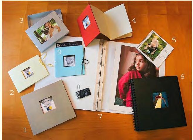 Presentation/ Portfolios (1) Kolo Cortina Lux Scrapbook; (2) Kolo Vineyard Paper Album.