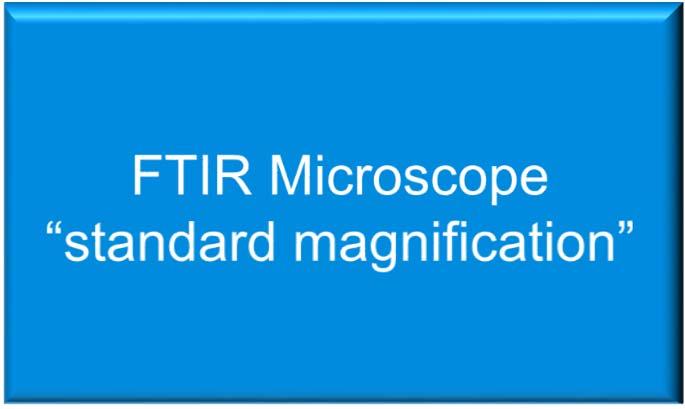 FTIR Microscope Magnification Schematic FPA 40x40 um pixel Total system magnification = Native detector