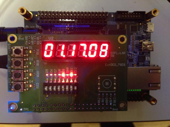 6-DIGIT 7-SEGMENT DISPLAY Your component must support 1 of the programmable display options below: Hours, minutes, seconds. Minutes, seconds, 1/100 seconds.
