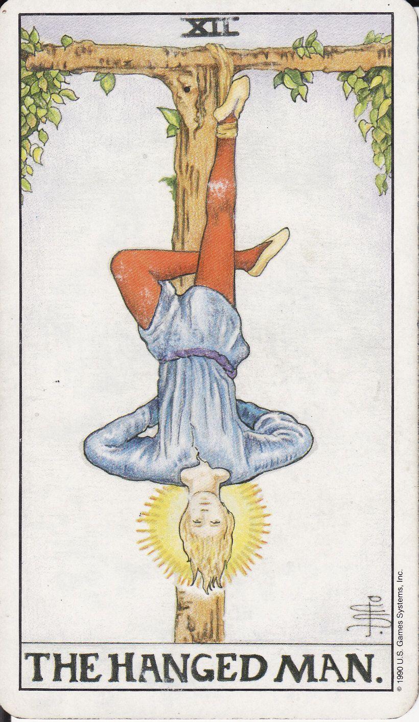 GIVE. 12 - THE HANGED MAN LETTING GO,