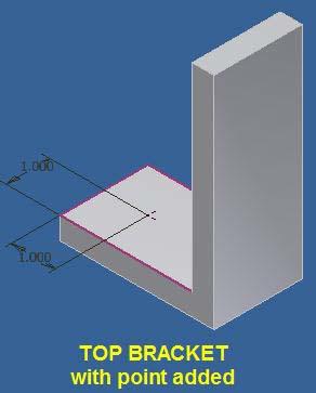 Note the assembly of two brackets has been rotated