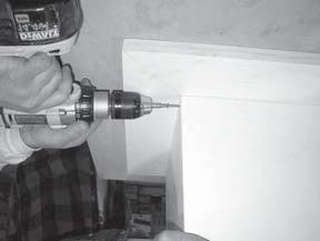 20) Caulk using latex caulking compound to fill any gaps & nail or screw holes.
