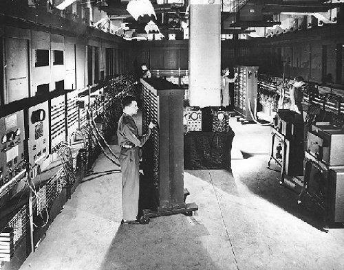 First Computer Eniac: made of huge number of vacuum tubes 1946 Big