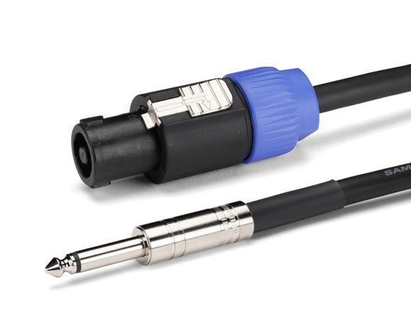 There are many different types of connectors on speaker cables.