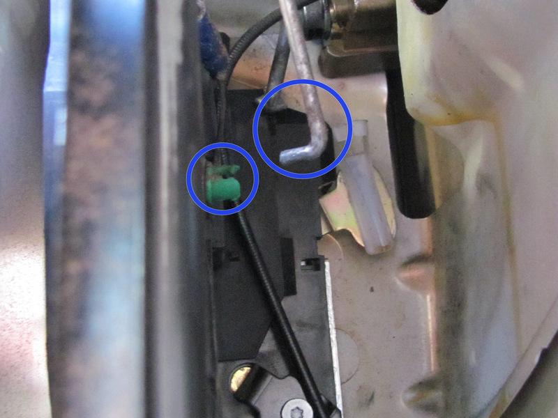 To get it out, just twist the top of the actuator away from it and it should slide out easily.