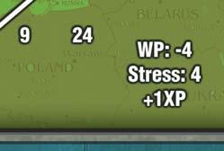 This number was also written on the Player Log at the start of the Campaign. When a Pilot does not fly during a Day, he recovers Stress equal to his Cool plus 2.