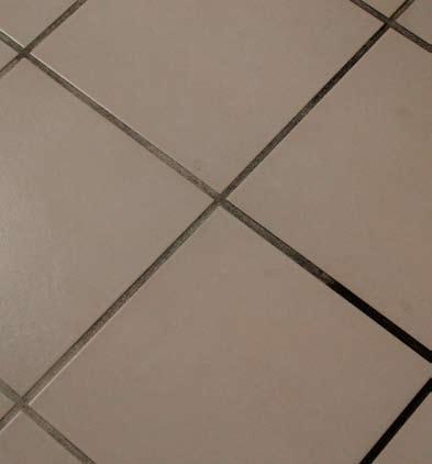 lines in large tile floors (8x8 or larger) and for