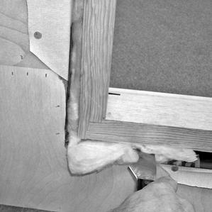 Finishing Touches FIGURE 1 1. To finish the window installation, use fiberglass insulation and loosely insulate the gap between the window frame and rough opening (FIGURE 1).
