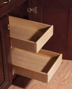 Construction 3/4 x 1 9/16 Mortise & Tenon Construction End Panel 1/2 Plywood Tops &