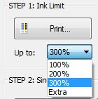Step 1 - Ink Limit We will now start to ink control and linearize our printing conditions.