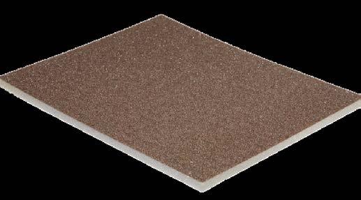 High Flex Pad 5mm (Brown A/O) 5-1/2 X 4-1/2 X 3/16 FPB 80 5mm FPB 100 5mm FPB 120 5mm FPB 150 5mm FPB 180 5mm FPB 220 5mm This soft backed single sided pad is highly flexible and resistant to loading.