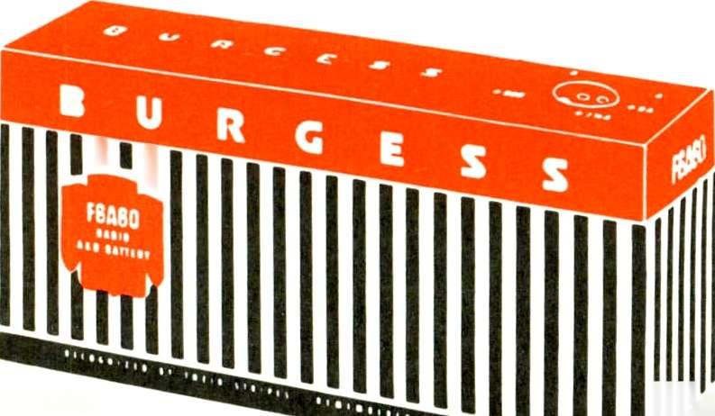 .. that's why it's the major radio battery line today. Best Promotional Program: You'll like the aggressive way Burgess promotes sales for you in '52!