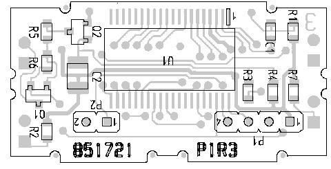 OUTLINE DIAGRAM LCD BOARD 19C851720G1