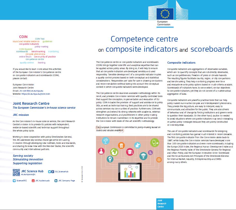 JRC Competence Centres Competence Centre on Composite Indicators and