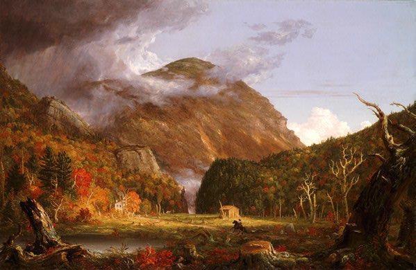 Thomas Cole, A View of the Mountain Pass