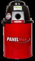 Like all PanelMax vacuums the 1050 uses patented technology to clean the filter while you work so you never have to stop work to unclog a filter.
