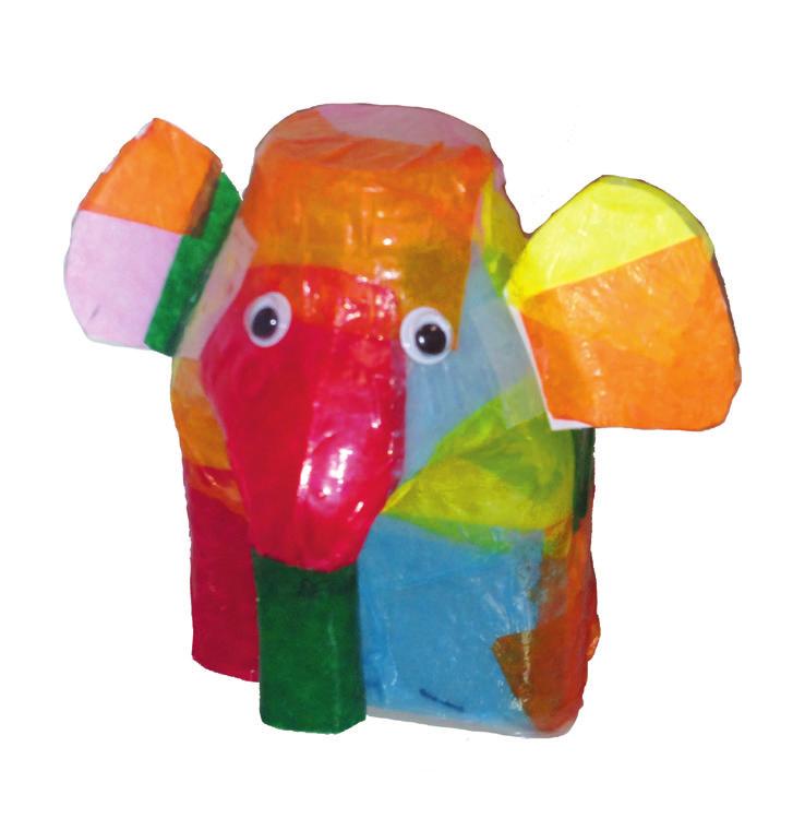 .. CREATE A MILK BOTTLE ELMER: You will need a plastic
