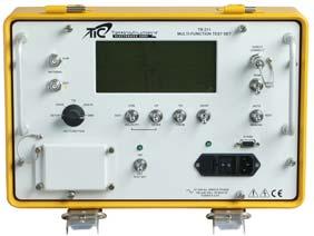 TR-220 Multi-Function Test Set Test TCAS, DME, and Transponder Transmits and receives ADS-B (1090 MHz squitter) Transmits Traffic Information System (TIS) intruder flight data Meets test