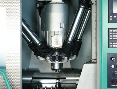 The Machine Concept with a new Dimension Parallel kinematics increases efficiency and precision By using the V100, premachined blanks can be machined in even shorter times.
