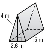 a ) 30 m 2 b ) 24 m 2 c ) 16 m 2 d ) 20 m 2 Q6) Find the area of the