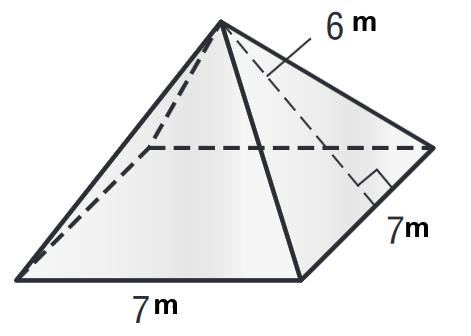 the surface area of pyramid?