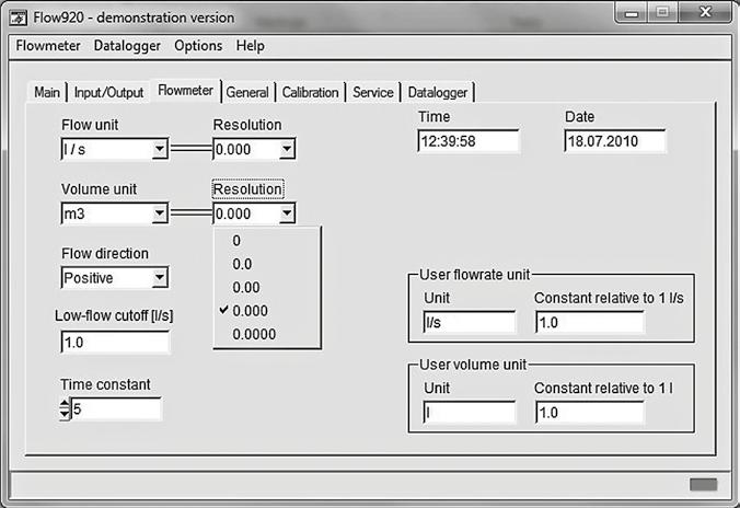 instrument setting Connection via RS232 or RS485 Windows 2000 / XP /