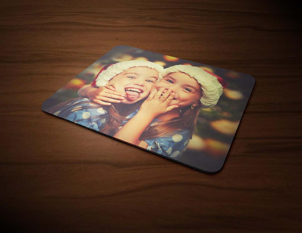 Photo Mouse Pad Printed flush to the edge of the material 3/16 non-slip high density foam