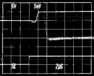 Small Signal Pulse Response, Gain = 6 0 0 k k 0k FREQUENCY Hz Figure