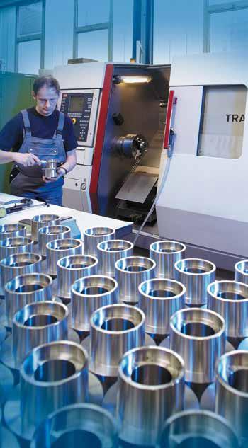 Precision machining ALMA driving elements GmbH mainly machines high-grade stainless steels, aluminium and copper, although brass, plastics and other special materials are also processed, depending on