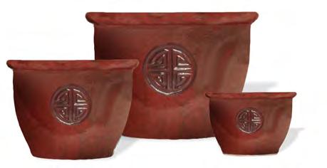 The Cloche Pot is a classic shape in Asian pottery, and is offered here in a range of distinctive glazed decorations.