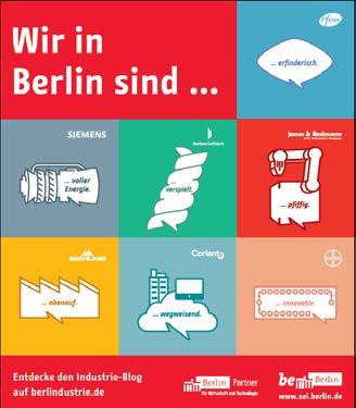 THE CURRENT INDUSTRIAL POLICY Improvement of Berlin as a location for industry Project examples