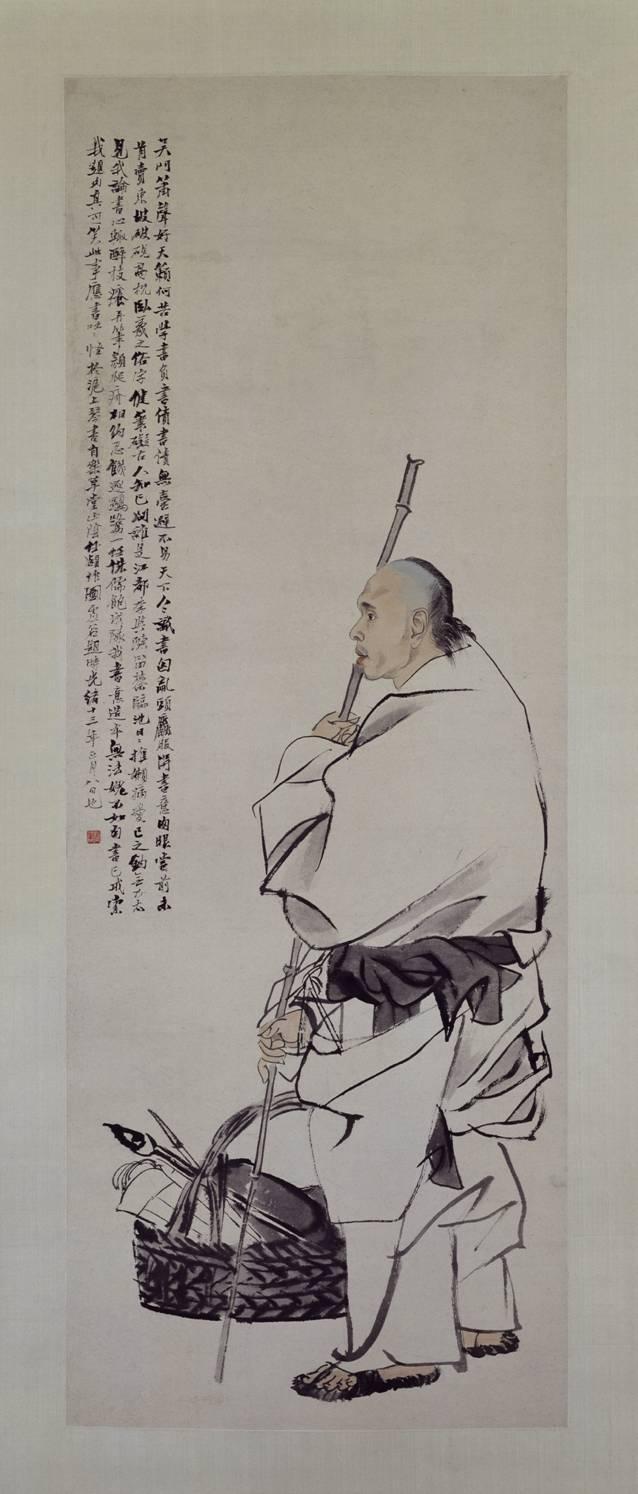 Ren Yi (1840 95), Portrait of Gao Yongzhi, 1887, Ink and light colour on paper,