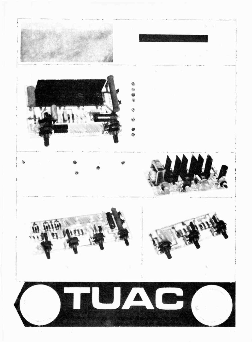 TUAC ANNOUNCES THE LATEST 1976 STEREO DISCO MIXER 75 Printing schedule precluded illustration. However send now for details and specification. NEW!